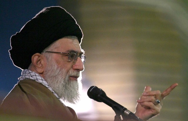 Iran's supreme leader Ayatollah Ali Kham