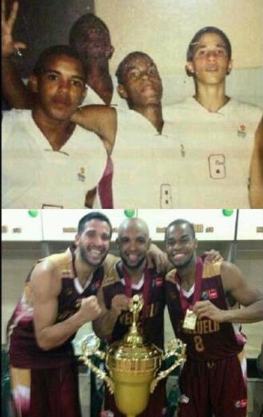 Foto Greivis Vasquez, David Cubillan, Vargas