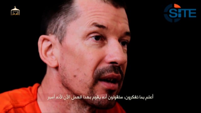 El periodista británico John Cantlie (Foto Reuters)