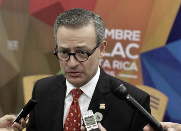 El canciller costarricense, Manuel González (Foto EFE)