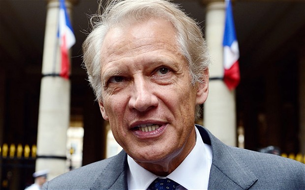 El ex primer ministro de Francia Dominique de Villepin