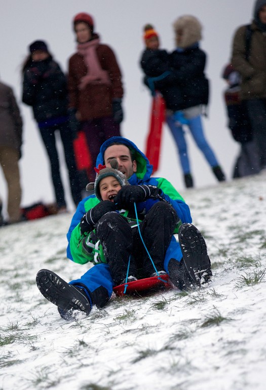 Las mejores fotos de la nevada de Londres