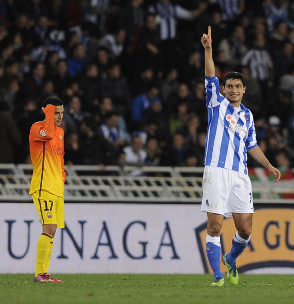 Real Sociedad “le bajó los humos” al Barcelona