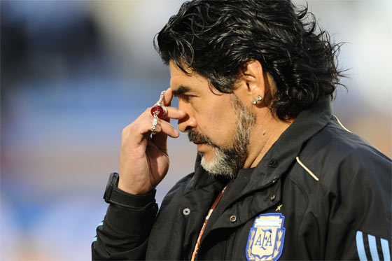 Esto es lo que Maradona le hizo recientemente a Venezuela (Foto)