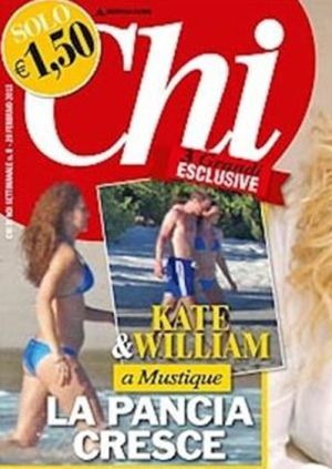 Esta es la foto de Kate Middleton embarazada y en bikini