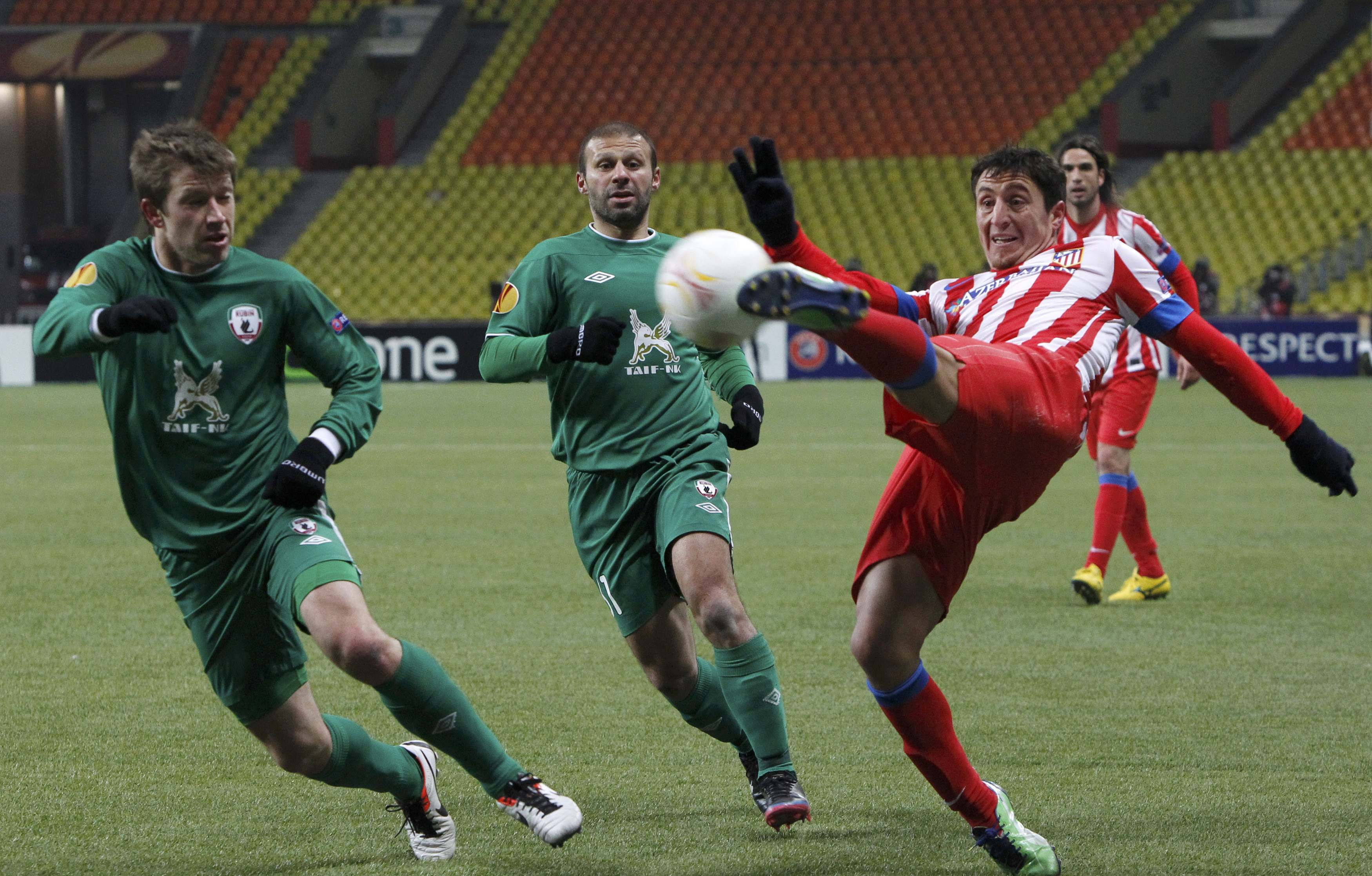 El Rubin Kazan de “Salo” eliminó al Atlético de Madrid de la Europa League