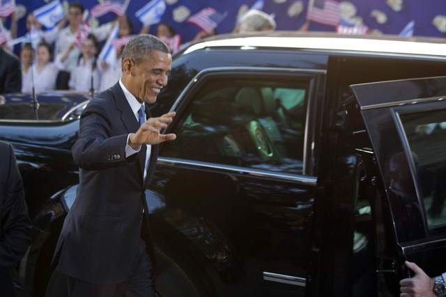 Por error le pusieron diesel a la limusina de Obama en Israel