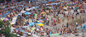 Abarrotadas las playas de La Guaira (FOTOS)