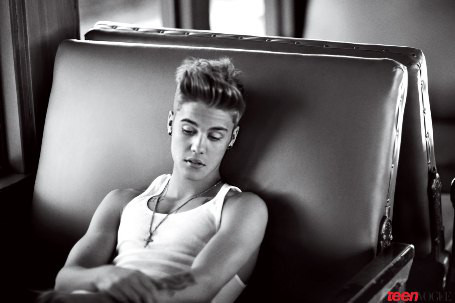 ¡Pero que lindo! Justin Bieber en la revista Teen Vogue (Fotos)