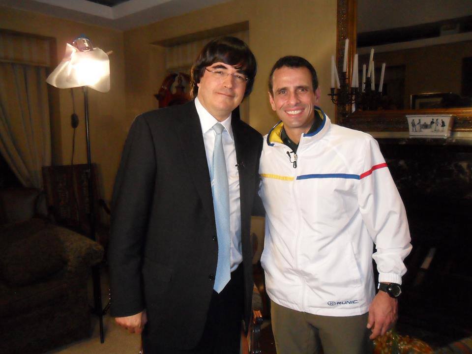 Jaime Bayly publicó esta foto con @hcapriles