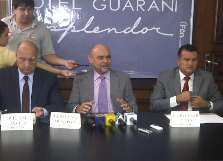 Diputados paraguayos brindaron su apoyo a colegas venezolanos que denunciaron atropellos en la AN