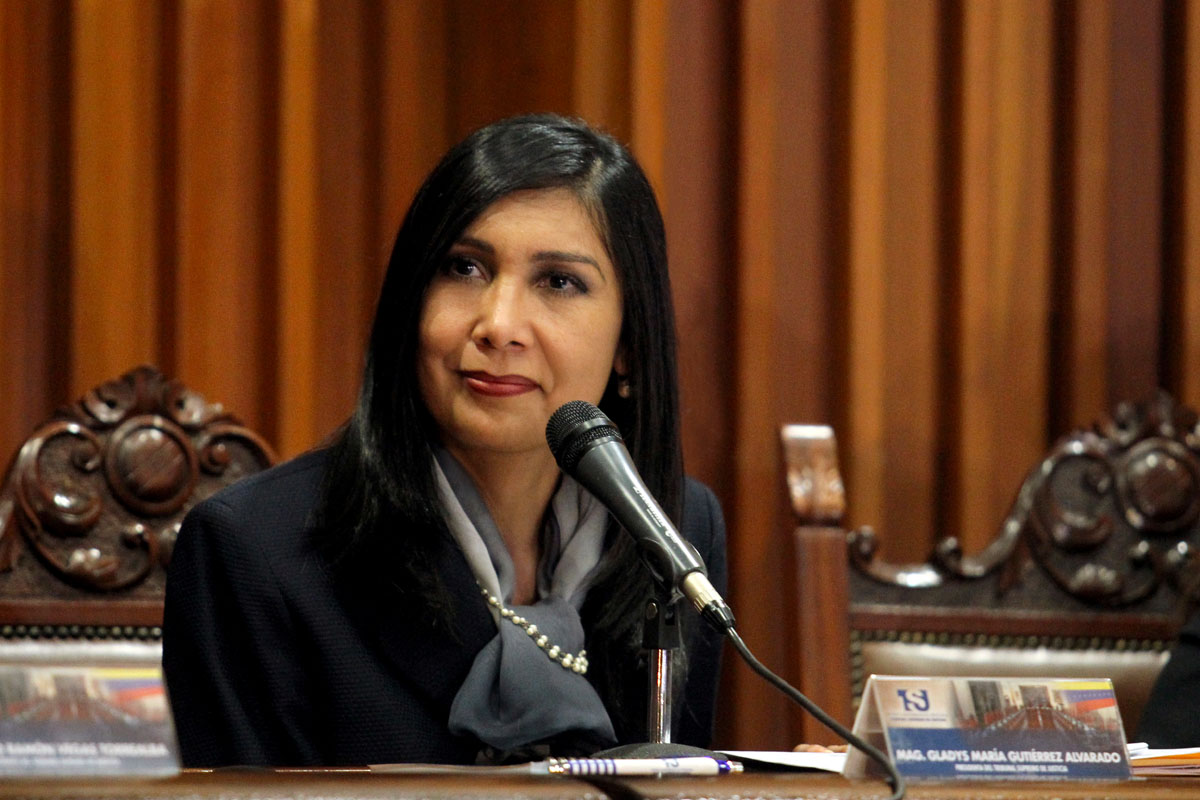 Gladys Gutiérrez es la nueva presidenta del TSJ