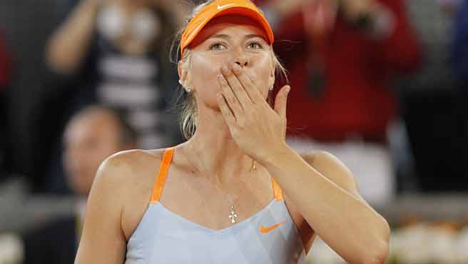 Sharapova en cuartos de final de Roma