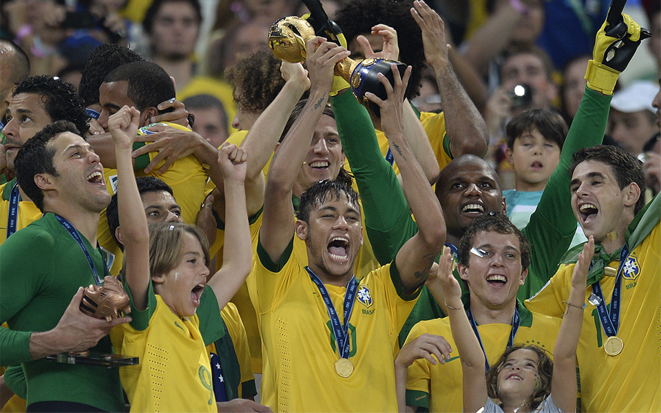 Brasil campeón de la Confederaciones tras golear a España