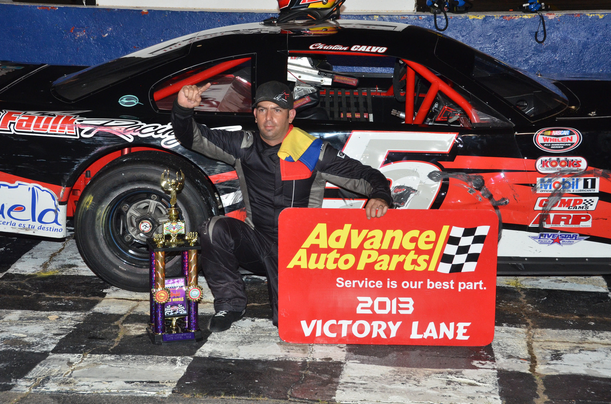 Christian Calvo primer venezolano en ganar un evento NASCAR