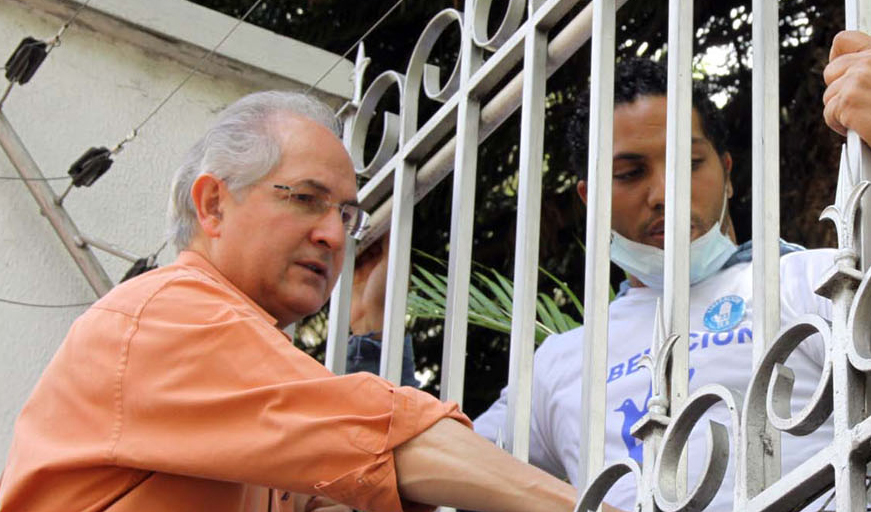 Ledezma visitó a estudiantes en huelga: El derecho a la protesta no se debe criminalizar