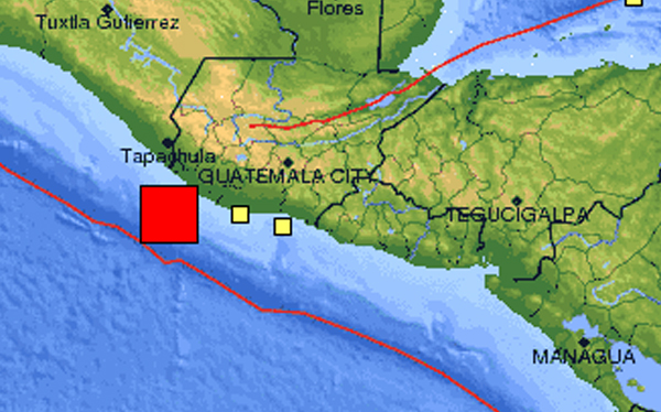 Sismo de magnitud 5 en Guatemala sacude parte de El Salvador