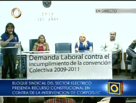 Presentan recurso constitucional en contra de la intervención de Corpoelec