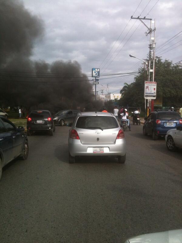 Protesta colapsó la intercomunal de Turmero-Maracay