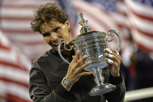 Un Nadal imparable se consagra rey del Abierto de Estados Unidos ante Djokovic