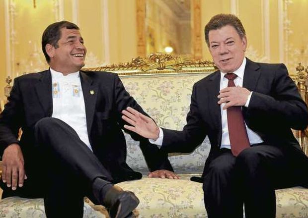 Los hinchas Juan Manuel Santos y Rafael Correa se “enfrentan” por Twitter (Imágenes)