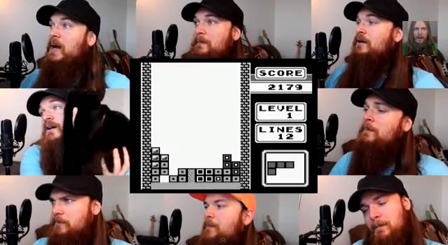 Seguro te gusta el Tetris pero no tanto como a este pana que canta la canción a capella