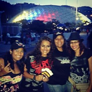 Así esperaron los fanáticos de Aerosmith en El Poliedro (Fotos)