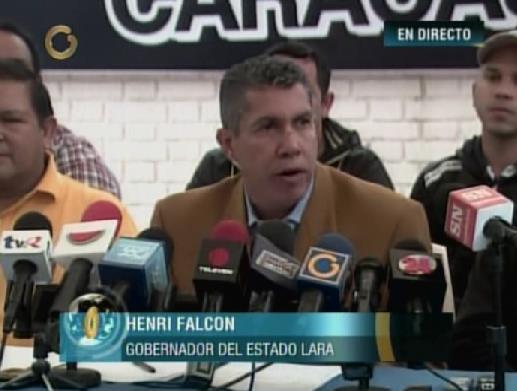 Henri Falcón: No tienen argumentación para presentarle algo serio al país