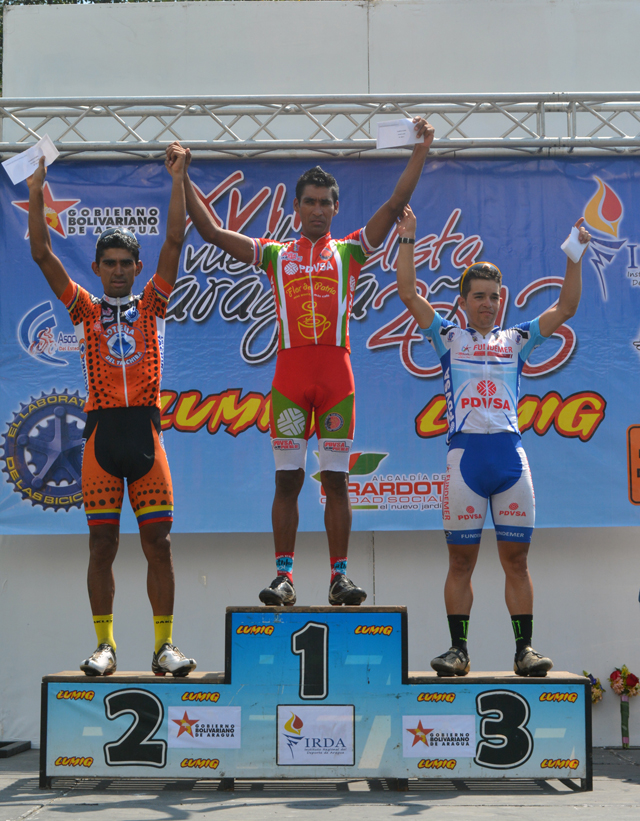 Ronald González gana la vuelta Aragua 2013