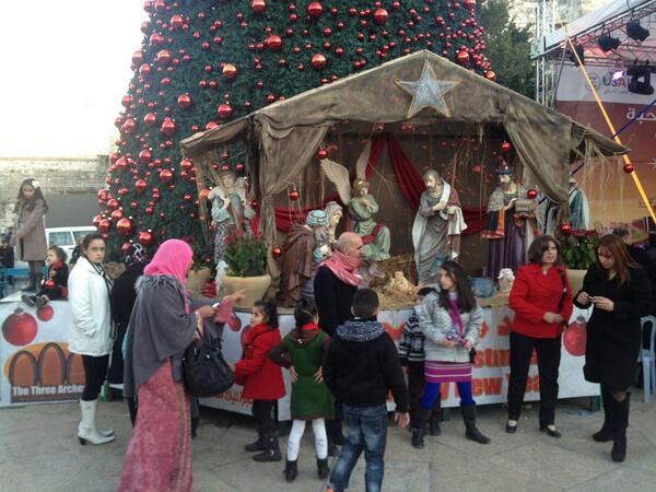 Así celebran la navidad en Belén (Fotos)