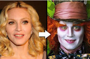 ¿Separados al nacer?: Madonna y el Sombrerero Loco