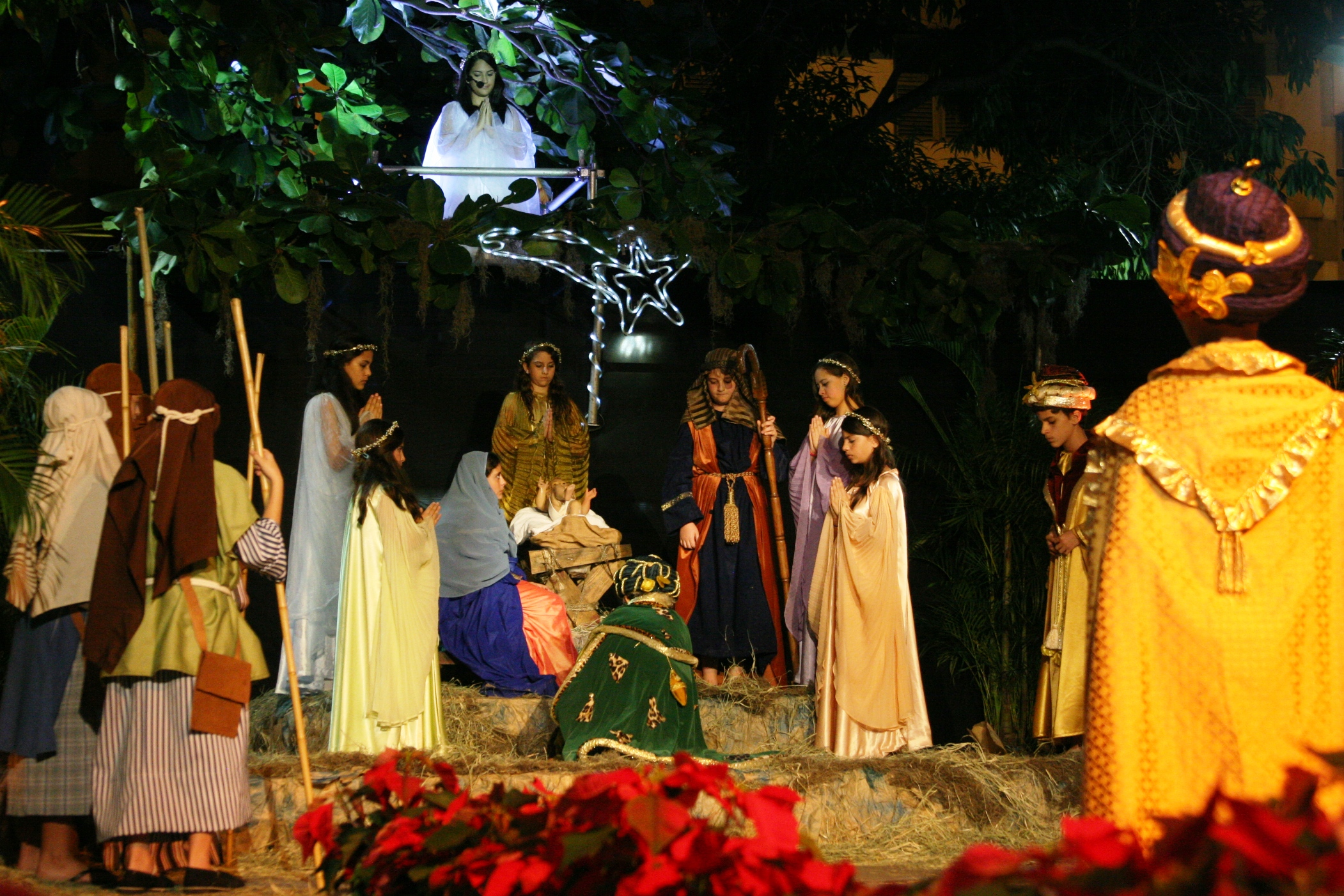 Chacao inició la Navidad con la Paradura del Niño (Fotos)