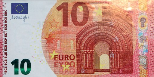 Este es el nuevo billete de 10 euros (Fotos)