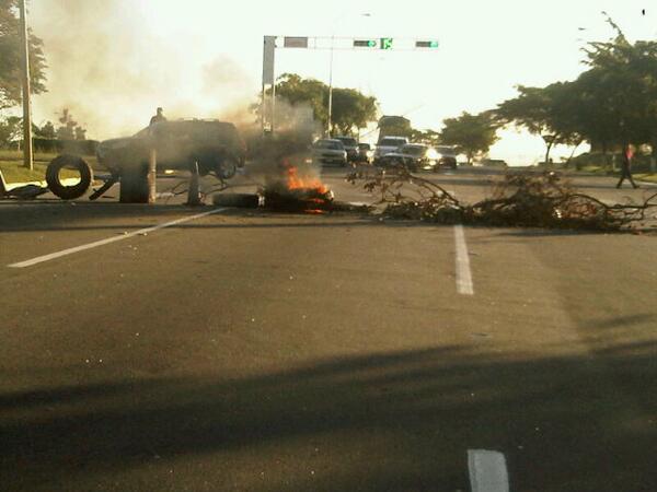 Trabajadores de Sidor protestan en Puerto Ordaz para exigir pagos