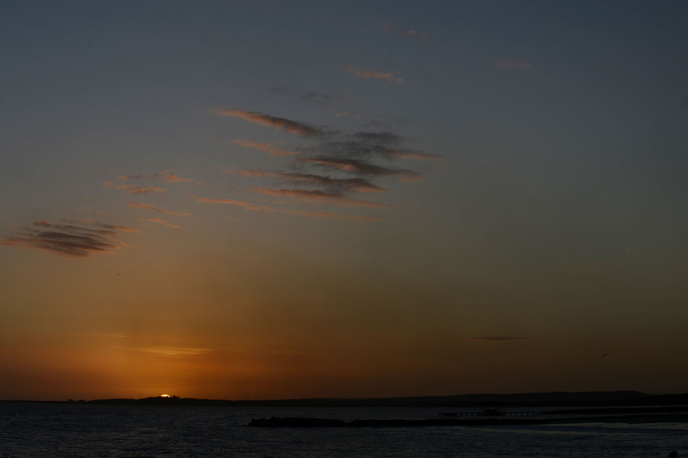 Un atardecer en playa El Yaque (Fotos)