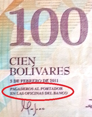 ¿Inflación? El BCV cuadruplicó impresión de billetes de 100 en dos años