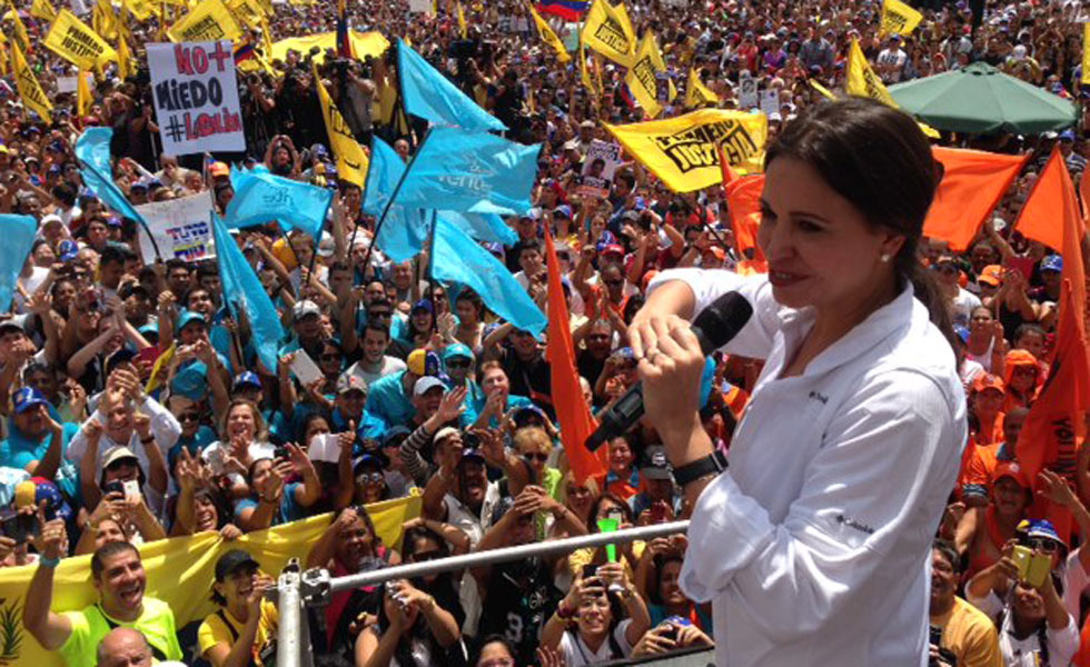 María Machado: A la Unidad en la calle nadie la derrota y aquí seguiremos