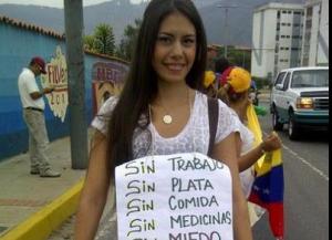 Este es el mensaje de una merideña a los venezolanos (Foto)