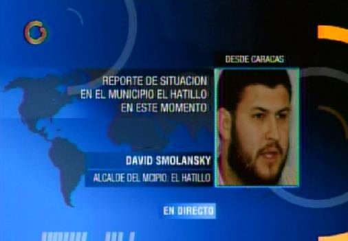 Smolansky: Barricadas trancan un solo canal (Video)