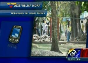 Vielma Mora acusa a Leopoldo López de estar detrás de los ataques vandálicos hacia su residencia