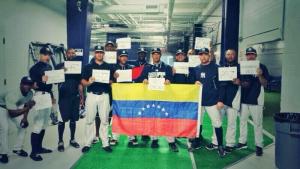 Yankees de Nueva York se suman al llamado de paz en Venezuela (Foto)