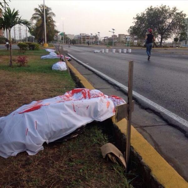 Así amaneció la Av. Camejo Octavio en Lechería (Fotos)