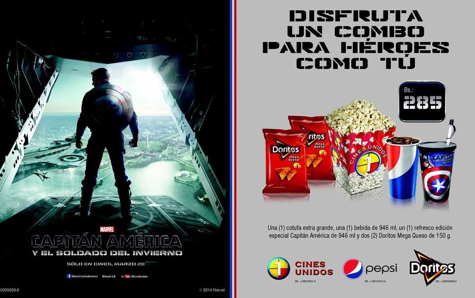 Cines Unidos estrena la nueva película de Marvel Capitán América y El Soldado del Invierno