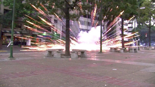 Batalla campal en Chacao este 6M (Video)