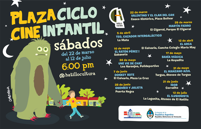 Alcaldía El Hatillo y Hatillo Cultura presenta ciclo de cine al aire libre