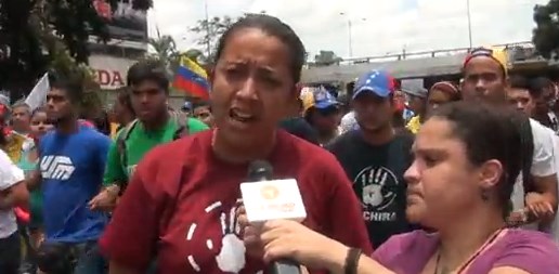 Gaby Arellano: Hasta que no respeten la Constitución no dejaremos las calles
