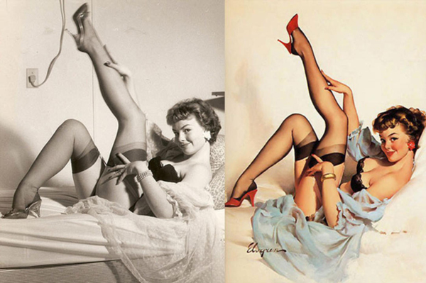 Conoce a las mujeres cuyos cuerpos inspiraron las ilustraciones Pin Up