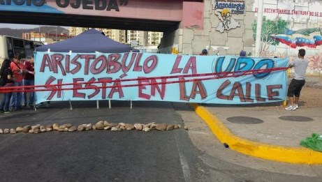 Este es el mensaje de los estudiantes para Aristóbulo Istúriz (Foto)