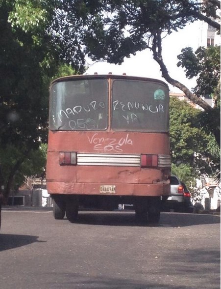 Este transportista le pidió la renuncia a Maduro (Foto)