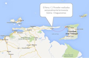 El servicio de ferry de Trinidad y Tobago a Venezuela terminará el 1 de junio